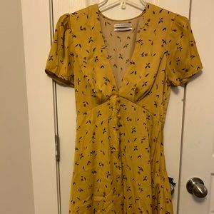 Urban Outfitters yellow summer dress